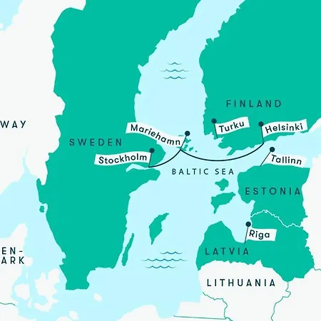  Silja Line Ferry - To Stockholm Helsingfors